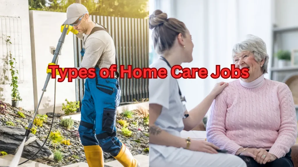 Home care jobs types