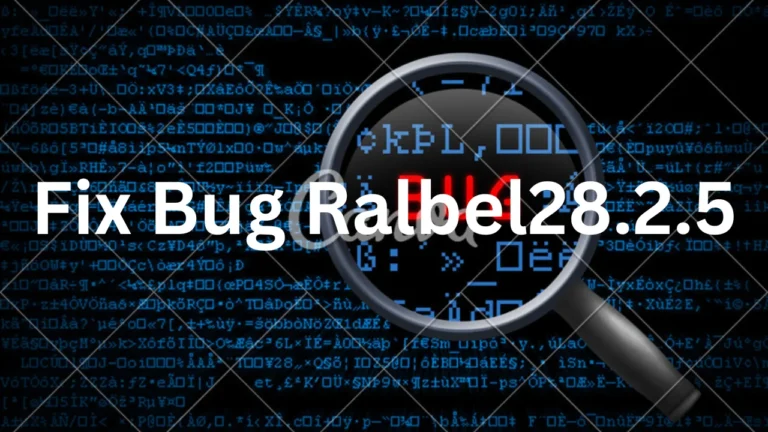 Fix Bug Ralbel28.2.5