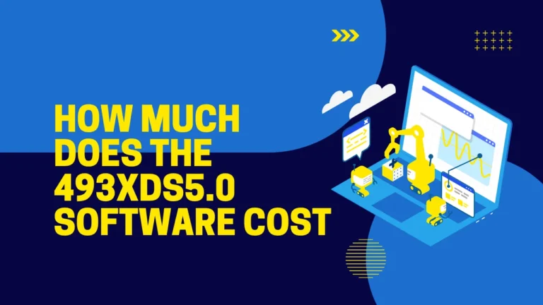 how much does the 493xds5.0 software cost