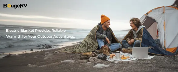 BougeRV 12V Electric Blankets for Cold-Weather Comfort