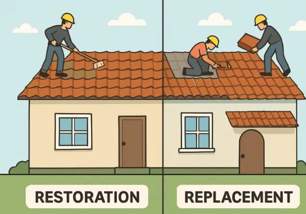 Roof Restoration vs. Replacement Which is Best for Your Property