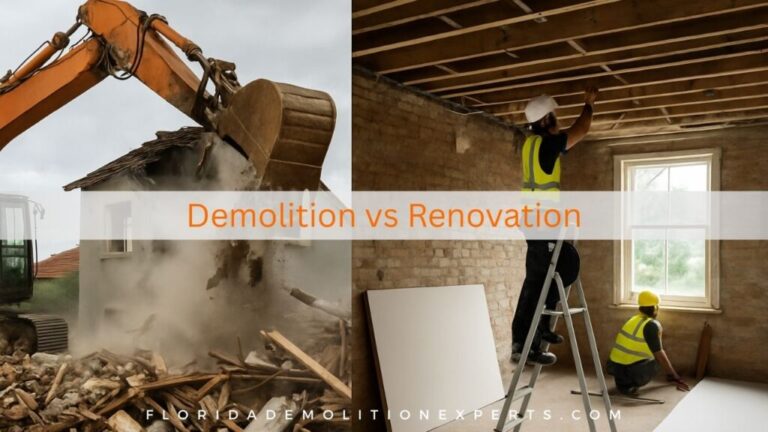 When homeowners consider demolition instead of renovation?