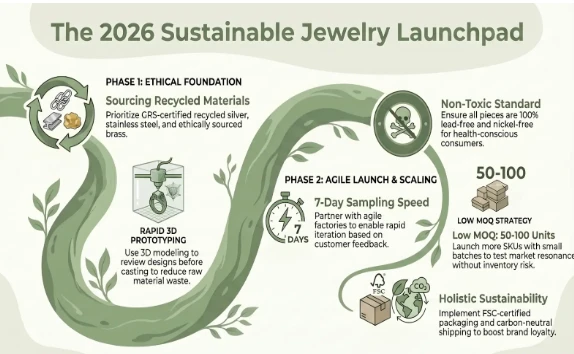 Launching a Sustainable Jewelry Line in 2026 Design & Sourcing